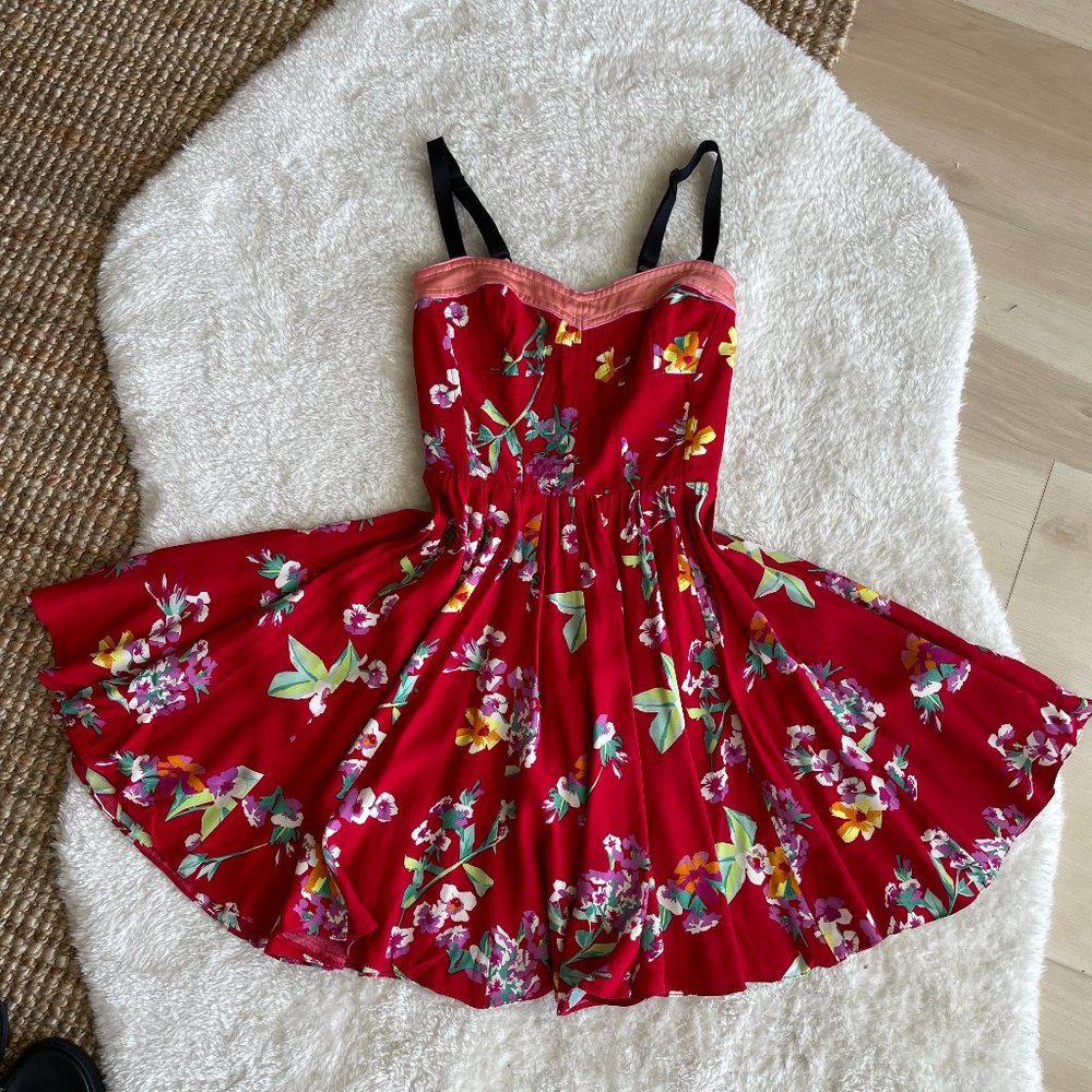Maria Vazquez Flower Corset Dress